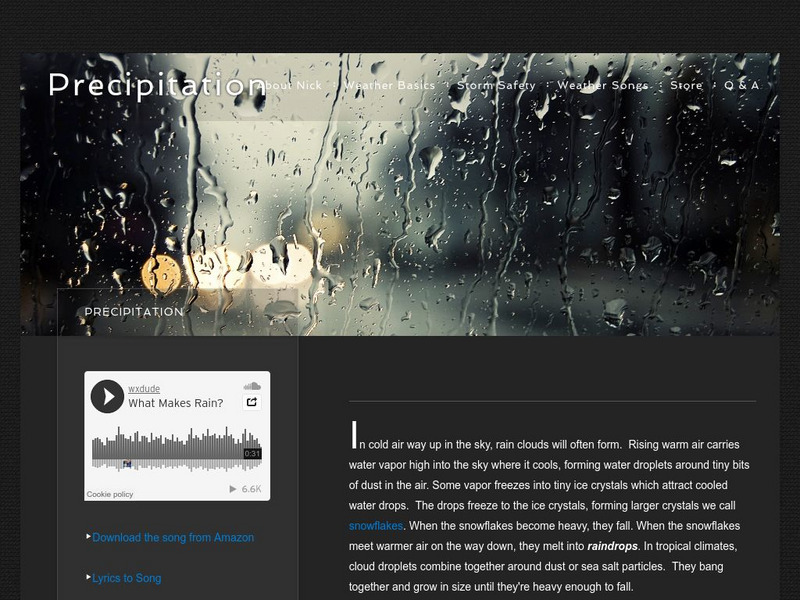 Weather Dude: Precipitation Website