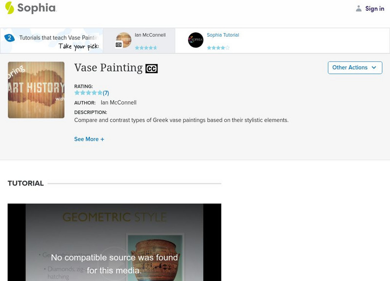 Sophia: Vase Painting: Lesson 1 Instructional Video