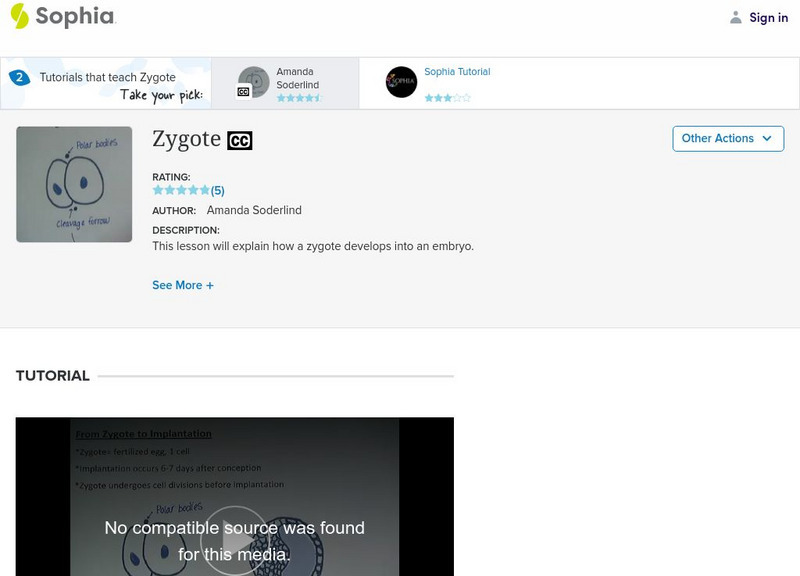 Sophia: Zygote: Lesson 2 Instructional Video Sophia: Zygote: Lesson 2 Instructional Video