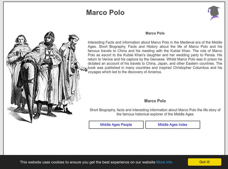 Elizabethan Era: Marco Polo Handout Elizabethan Era: Marco Polo Handout