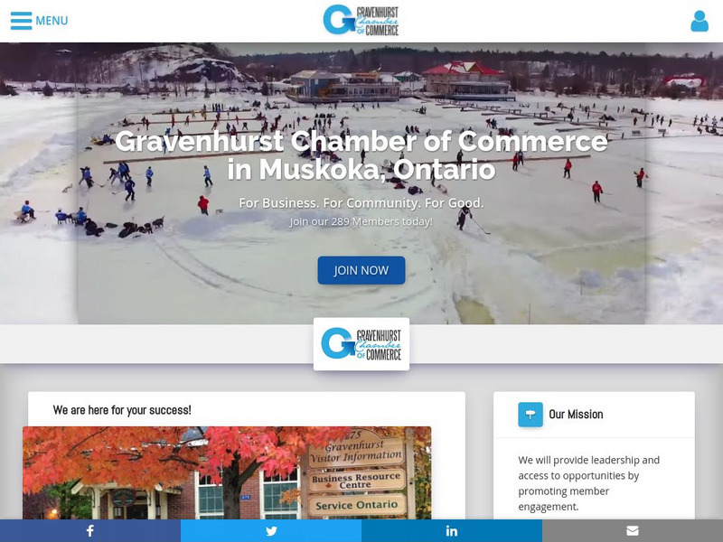 Gravenhurst Chamber of Commerce: Gravenhurst Website