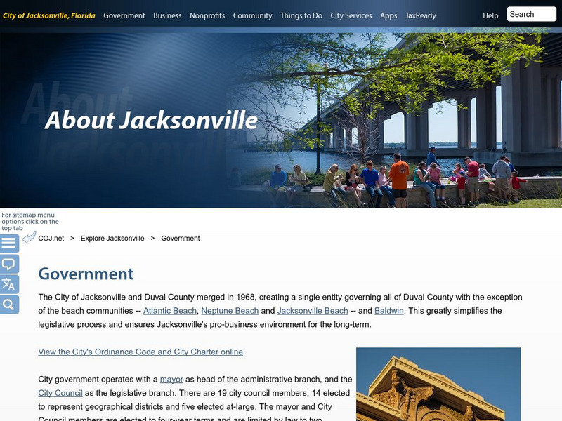 Official Website of the City of Jacksonville, Fl: Government Website Official Website of the City of Jacksonville, Fl: Government Website