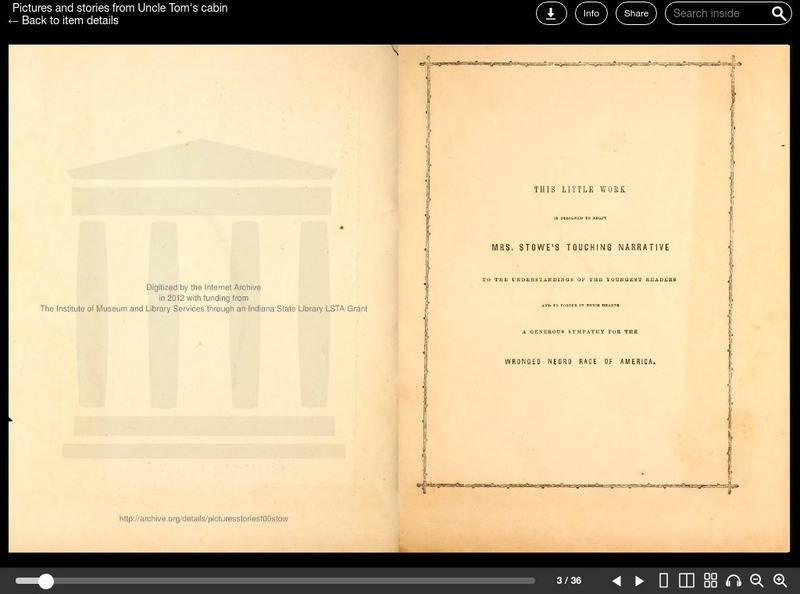 Open Library: Pictures and Stories From Uncle Tom's Cabin eBook Open Library: Pictures and Stories From Uncle Tom's Cabin eBook