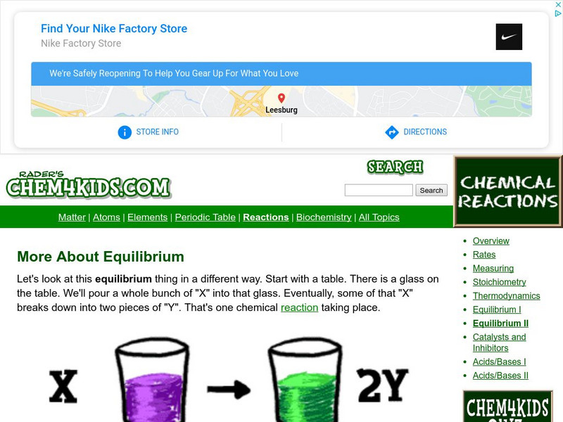 Chem4 Kids: More About Equilibrium Website Chem4 Kids: More About Equilibrium Website