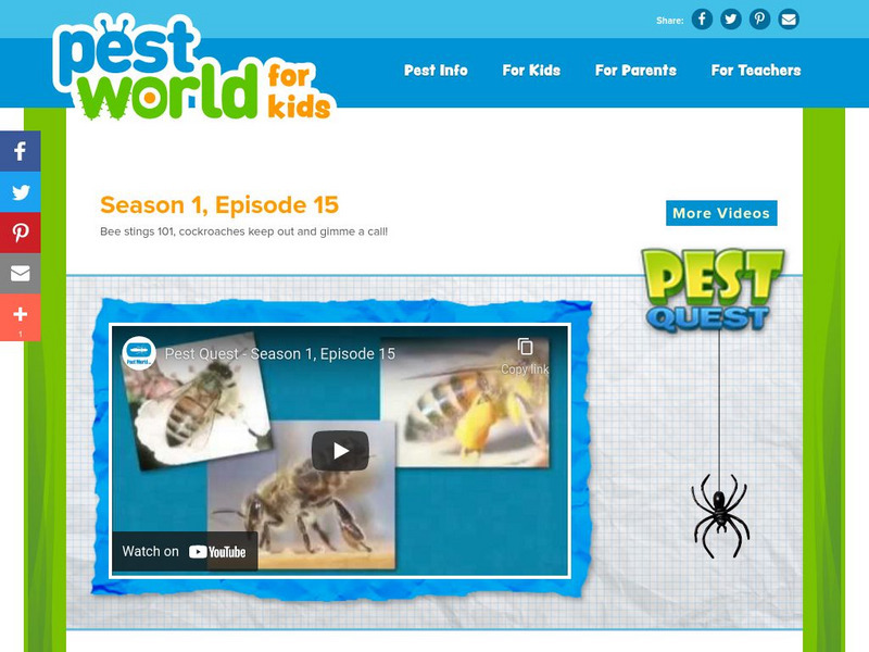 Pest World for Kids: Season 1: Episode 15 Instructional Video Pest World for Kids: Season 1: Episode 15 Instructional Video