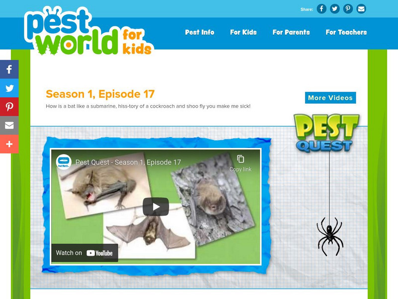 Pest World for Kids: Season 1: Episode 17 Instructional Video Pest World for Kids: Season 1: Episode 17 Instructional Video