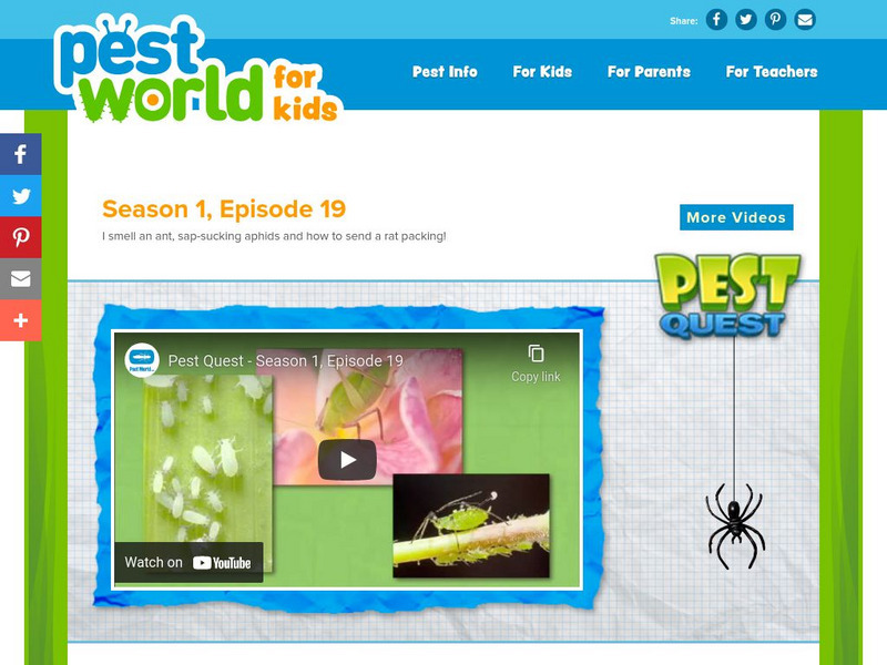 Pest World for Kids: Season 1: Episode 19 Instructional Video Pest World for Kids: Season 1: Episode 19 Instructional Video