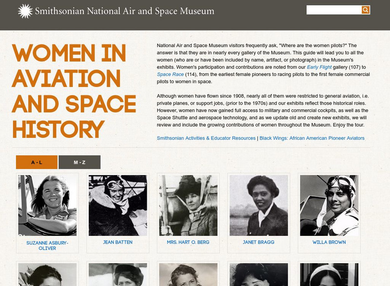 National Air and Space Museum: Women in Aviation and Space History Website National Air and Space Museum: Women in Aviation and Space History Website