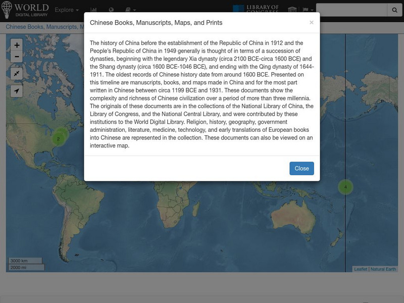 World Digital Library: Chinese Books, Manuscripts, Maps, and Prints: Map Primary World Digital Library: Chinese Books, Manuscripts, Maps, and Prints: Map Primary