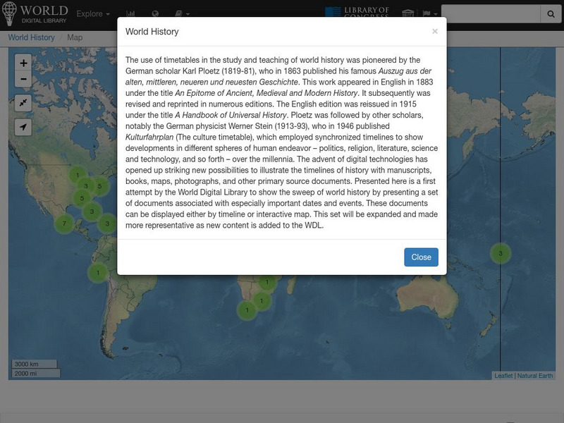 World Digital Library: World History: Map Primary World Digital Library: World History: Map Primary