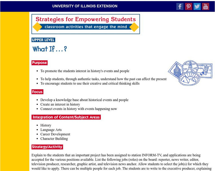 University of Illinois Extension: Character Education "What If?" Activity University of Illinois Extension: Character Education "What If?" Activity