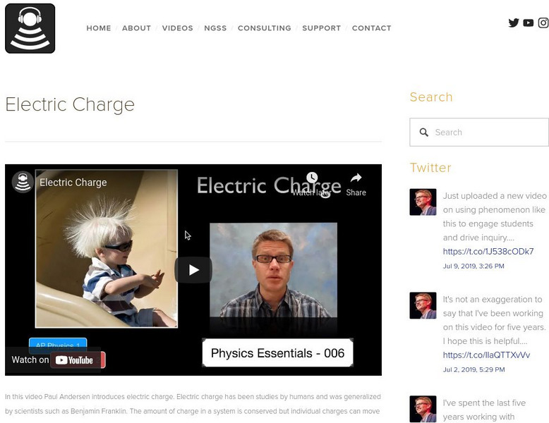 Bozeman Science: Ap Physics: Electric Charge Instructional Video Bozeman Science: Ap Physics: Electric Charge Instructional Video