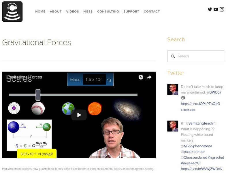 Bozeman Science: Gravitational Forces Instructional Video Bozeman Science: Gravitational Forces Instructional Video