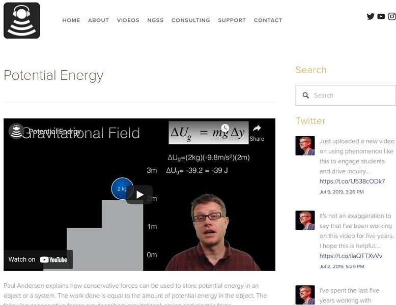 Bozeman Science: Potential Energy Instructional Video Bozeman Science: Potential Energy Instructional Video