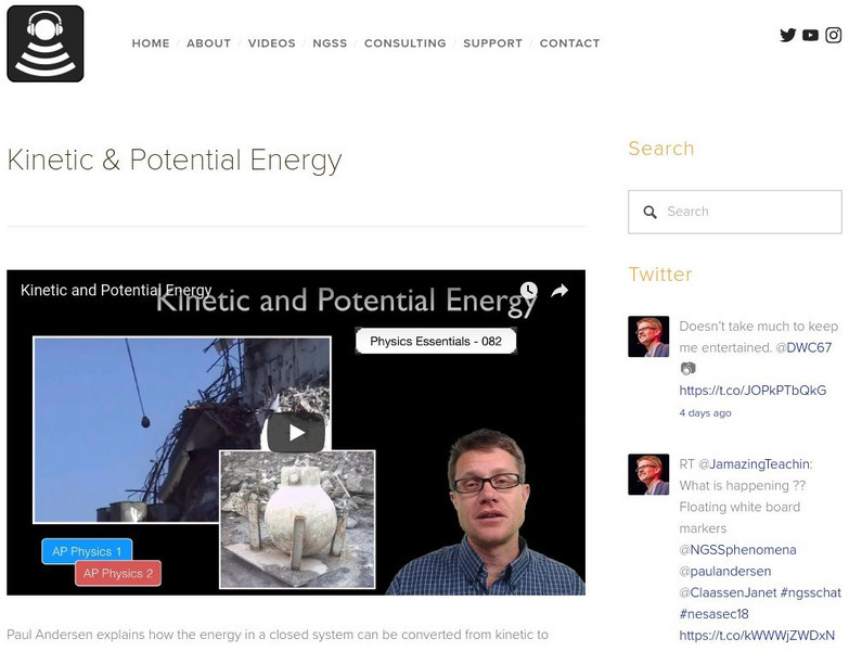 Bozeman Science: Kinetic and Potential Energy Instructional Video Bozeman Science: Kinetic and Potential Energy Instructional Video