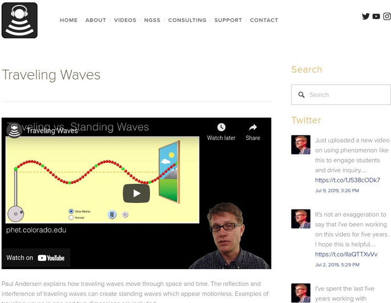 Bozeman Science: Traveling Waves Instructional Video Bozeman Science: Traveling Waves Instructional Video