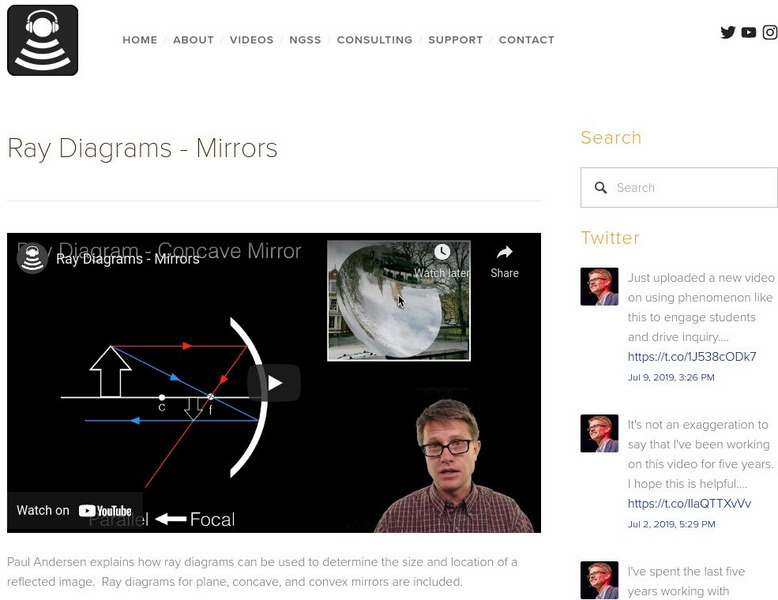 Bozeman Science: Physics: Ray Diagrams Mirrors Instructional Video Bozeman Science: Physics: Ray Diagrams Mirrors Instructional Video