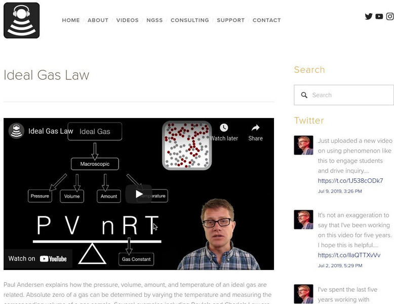 Bozeman Science: Ideal Gas Law Instructional Video