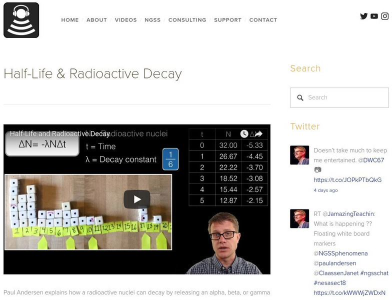 Bozeman Science: Half Life & Radioactive Decay Instructional Video Bozeman Science: Half Life & Radioactive Decay Instructional Video