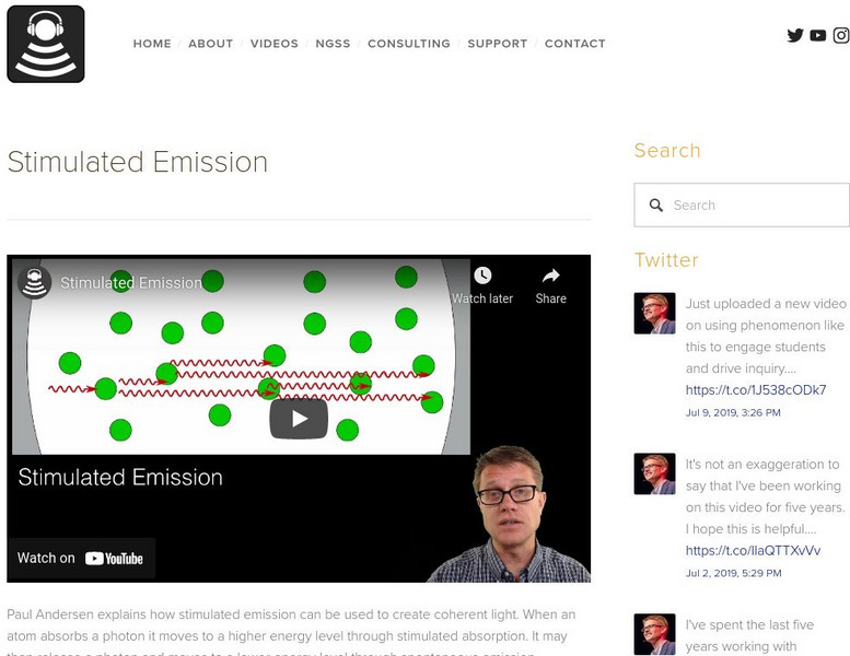 Bozeman Science: Stimulated Emission Instructional Video Bozeman Science: Stimulated Emission Instructional Video