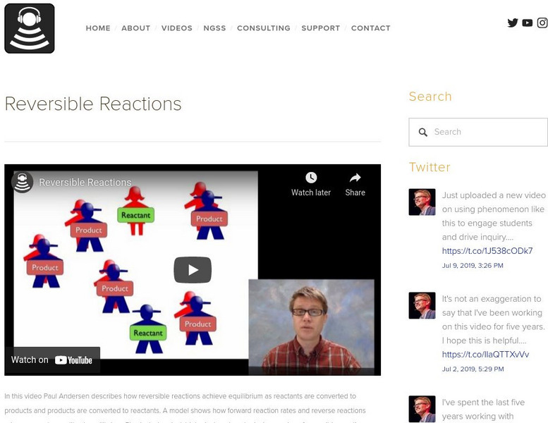 Bozeman Science: Reversible Reactions Instructional Video Bozeman Science: Reversible Reactions Instructional Video