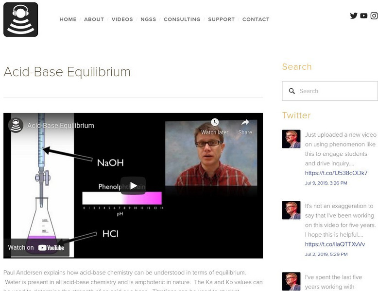 Bozeman Science: Equilibrium Reasoning Instructional Video Bozeman Science: Equilibrium Reasoning Instructional Video