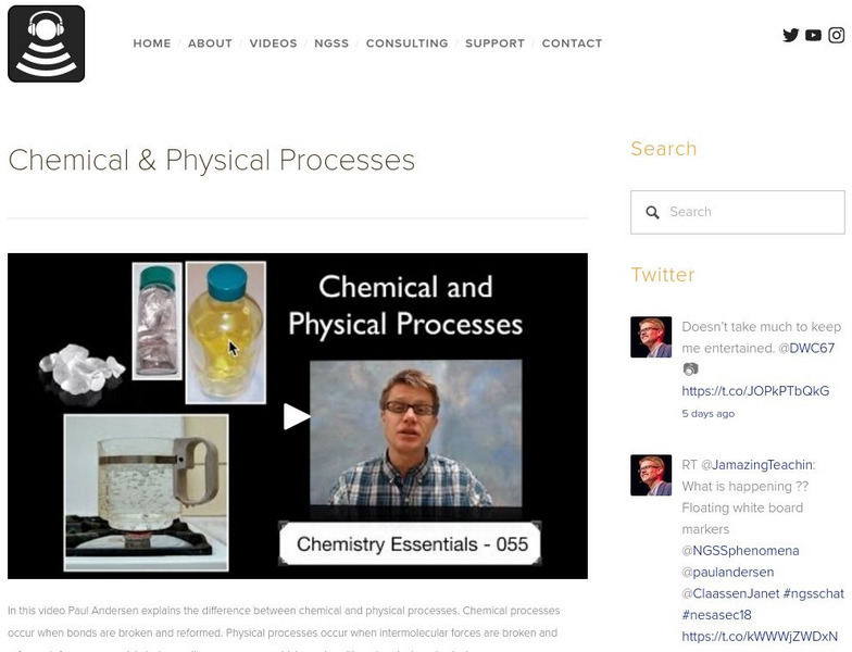 Bozeman Science: Chemical and Physical Processes Instructional Video Bozeman Science: Chemical and Physical Processes Instructional Video
