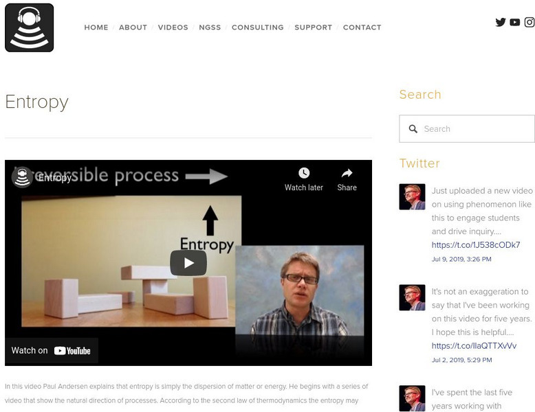 Bozeman Science: Entropy Instructional Video Bozeman Science: Entropy Instructional Video