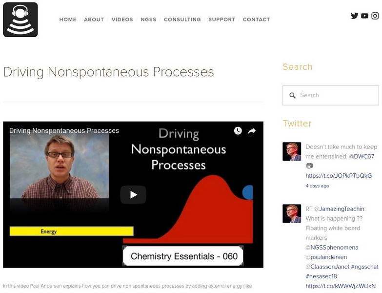 Bozeman Science: Driving Nonspontaneous Processes Instructional Video Bozeman Science: Driving Nonspontaneous Processes Instructional Video