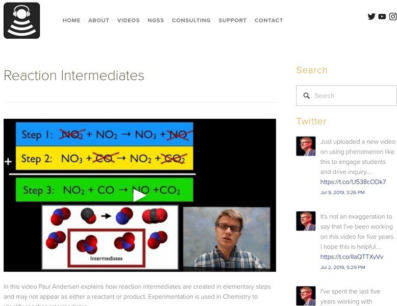 Bozeman Science: Reaction Intermediates Instructional Video Bozeman Science: Reaction Intermediates Instructional Video