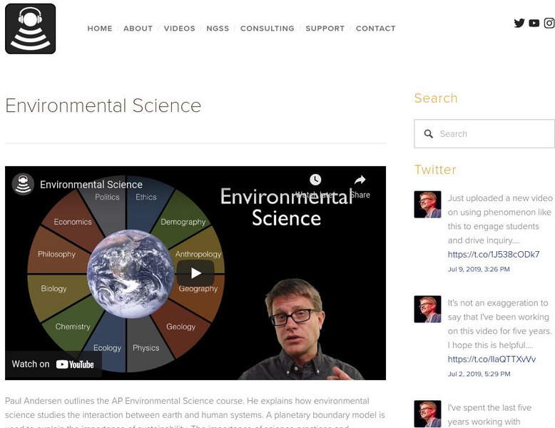 Bozeman Science: Environmental Science Instructional Video Bozeman Science: Environmental Science Instructional Video