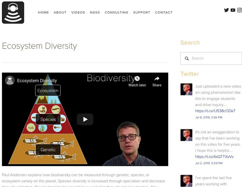 Bozeman Science: Ecosystem Diversity Instructional Video Bozeman Science: Ecosystem Diversity Instructional Video