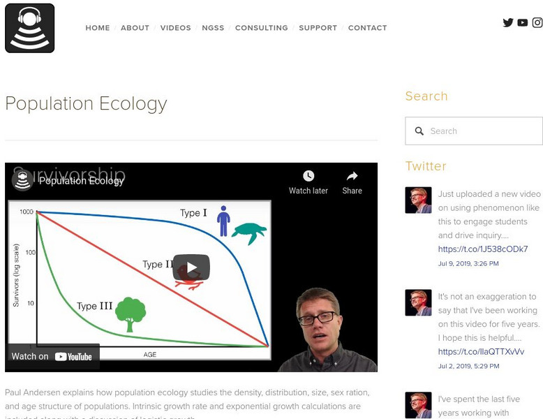 Bozeman Science: Population Ecology Instructional Video Bozeman Science: Population Ecology Instructional Video