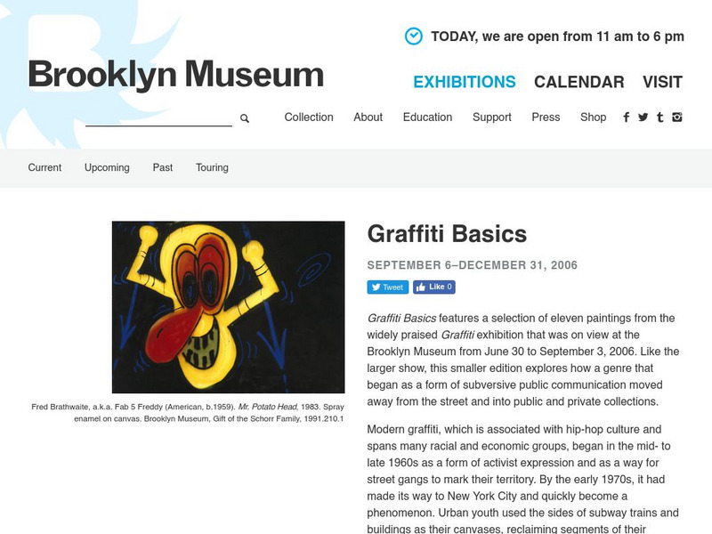 Brooklyn Museum: Long Term Exhibitions 2006: Graffiti Basics Website Brooklyn Museum: Long Term Exhibitions 2006: Graffiti Basics Website