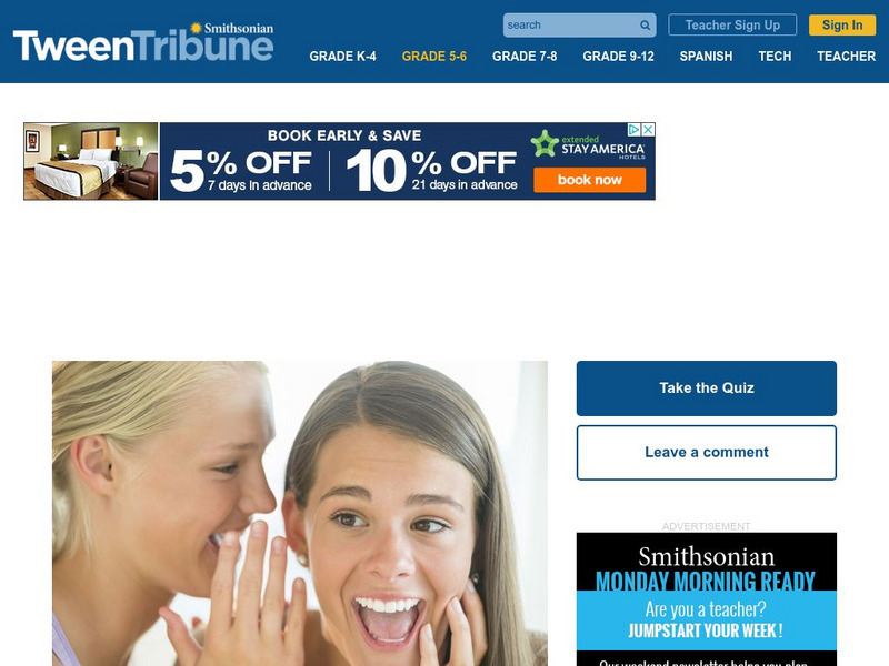 Tween Tribune: Teenage Girls Have Led Language Innovation Article Tween Tribune: Teenage Girls Have Led Language Innovation Article