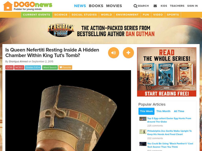 Dogo News: Nefertiti Resting in a Chamber in King Tut's Tomb? Article Dogo News: Nefertiti Resting in a Chamber in King Tut's Tomb? Article