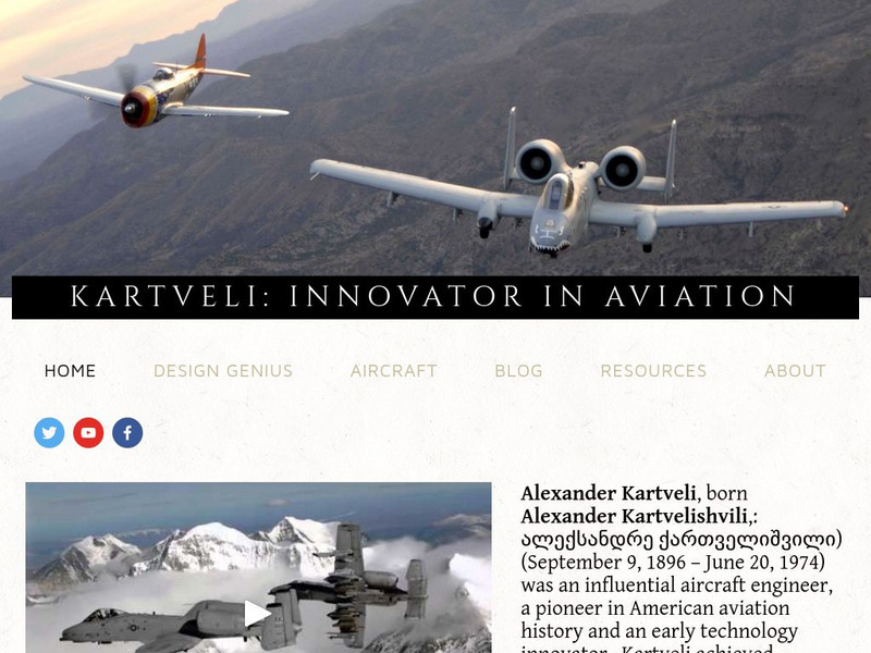 Aviation Media: Kartveli: Innovator in Aviation Handout Aviation Media: Kartveli: Innovator in Aviation Handout
