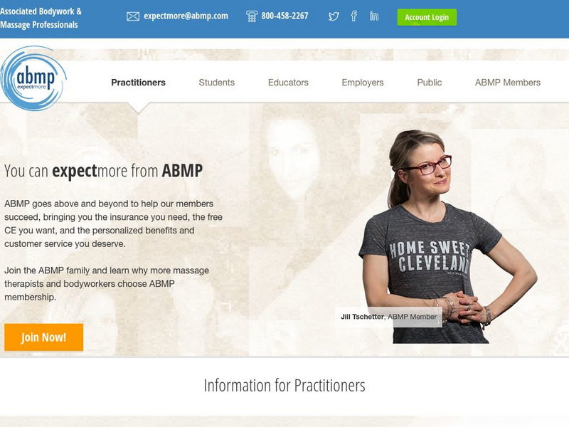 Associated Bodywork & Massage Professionals Website