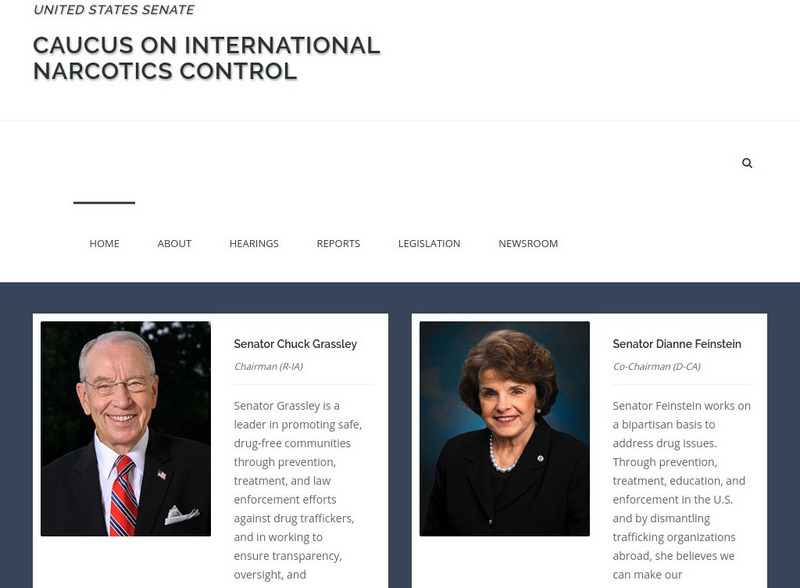 Senate Caucus on International Narcotics Control Website Senate Caucus on International Narcotics Control Website