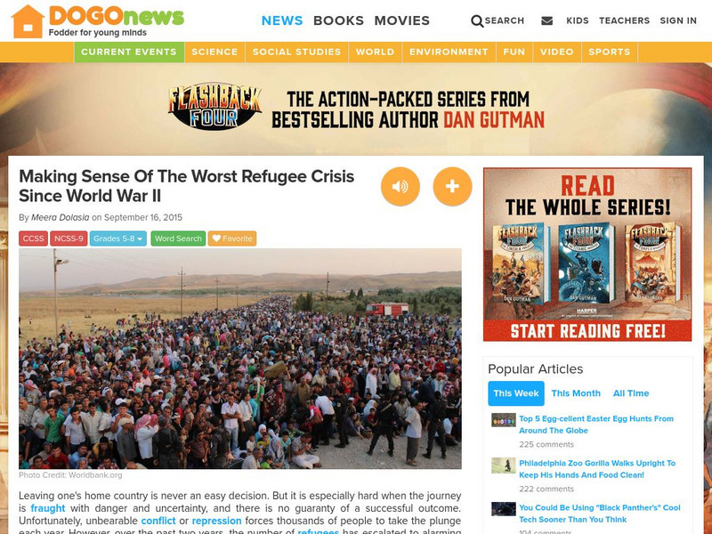 Dogo News: Making Sense of the Worst Refugee Crisis Since Wwii Article Dogo News: Making Sense of the Worst Refugee Crisis Since Wwii Article