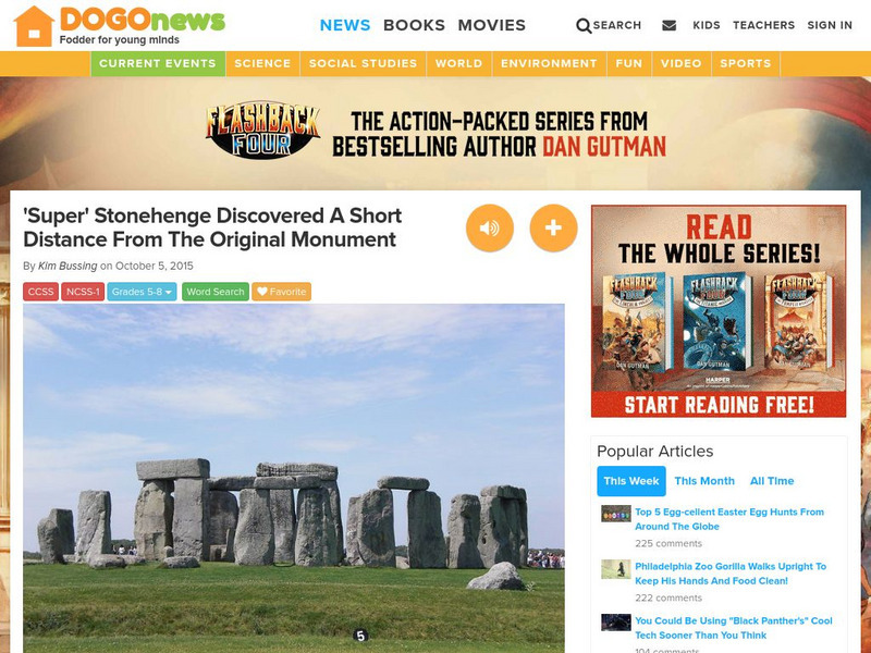 Dogo News: 'Super' Stonehenge Discovered Article Dogo News: 'Super' Stonehenge Discovered Article