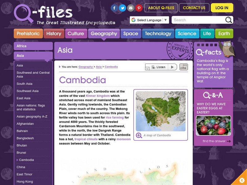 Q Files: Cambodia Handout Q Files: Cambodia Handout