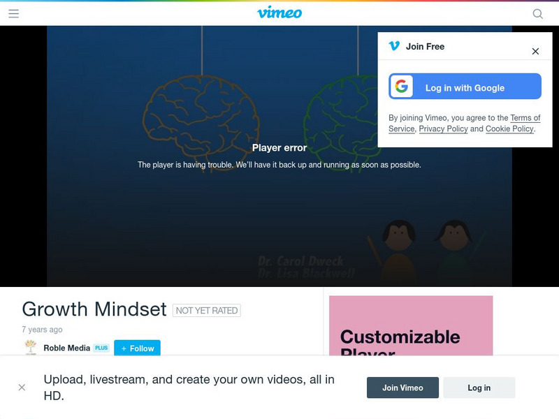 Growth Mindset Instructional Video