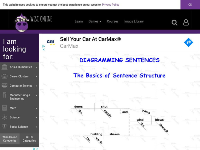 Wisc Online: Diagramming Sentences Unit Plan Wisc Online: Diagramming Sentences Unit Plan