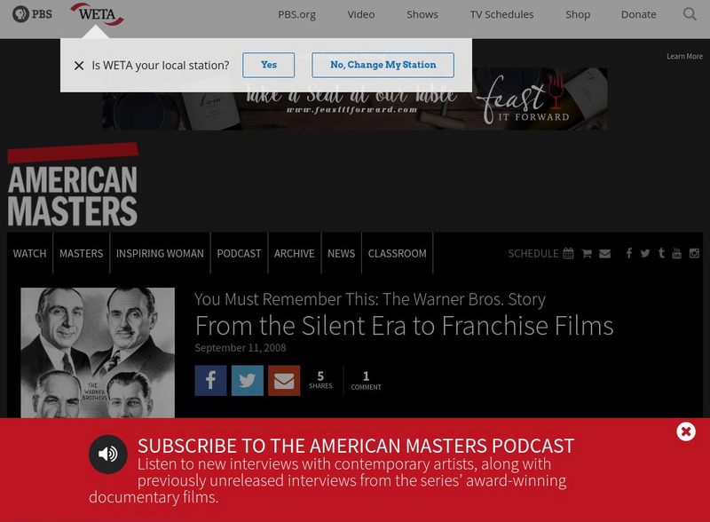 Pbs: From the Silent Era to Franchise Films: The Shattered Silence Instructional Video Pbs: From the Silent Era to Franchise Films: The Shattered Silence Instructional Video