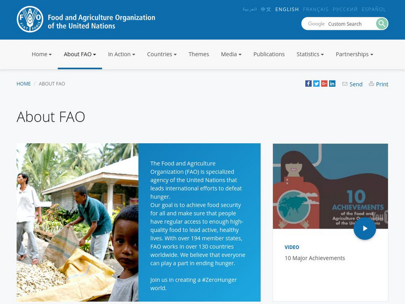 Food and Agriculture Organization: What It Is, What It Does Website Food and Agriculture Organization: What It Is, What It Does Website