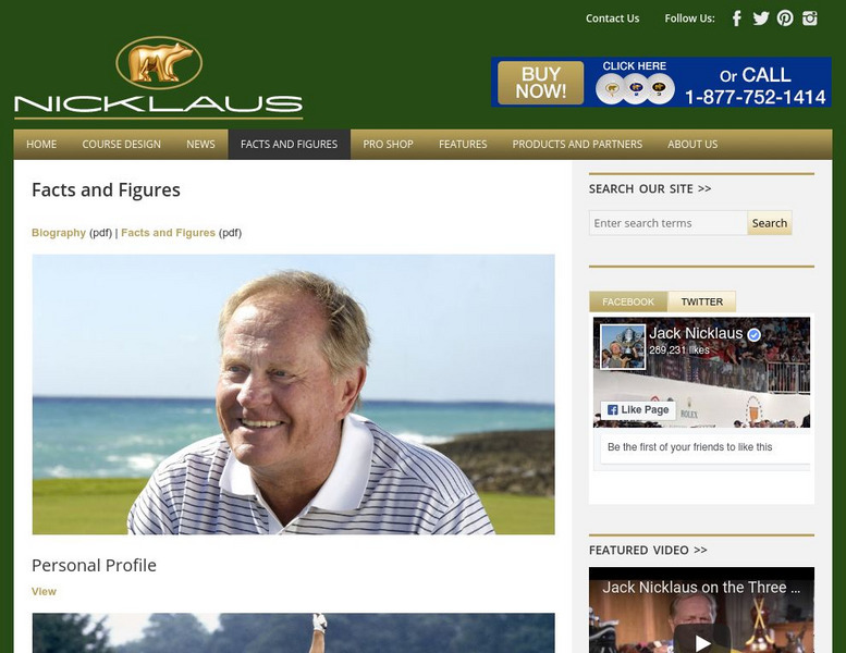 The Official Site of Jack Nicklaus Website The Official Site of Jack Nicklaus Website