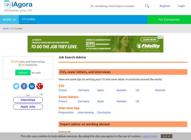 Iagora: Strategies for International Jobs Website Iagora: Strategies for International Jobs Website