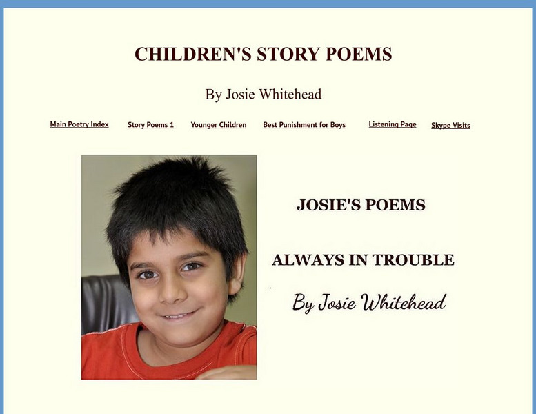 Josie's Poems: "Always in Trouble" Primary Josie's Poems: "Always in Trouble" Primary