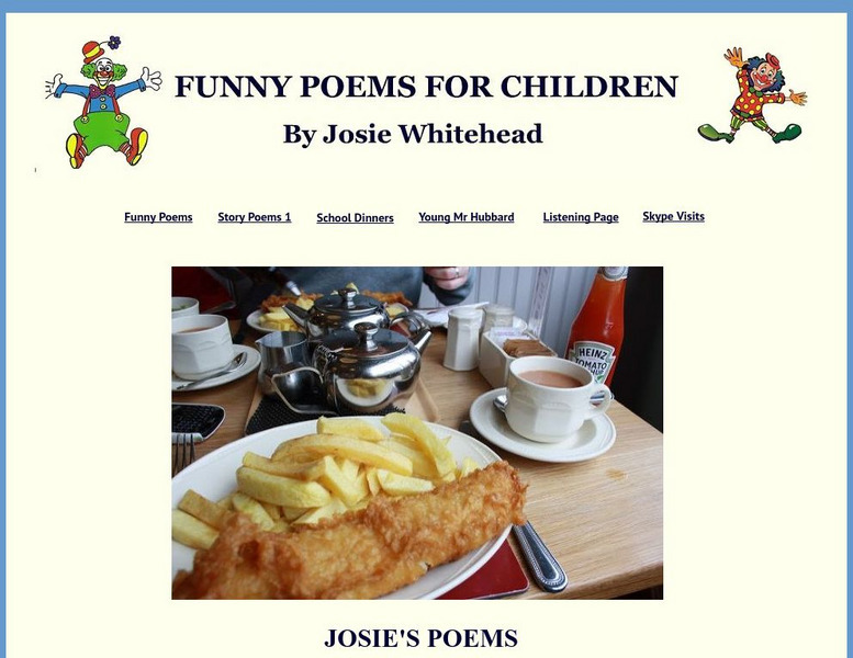 Josie's Poems: "Fish and Chips Again" Primary Josie's Poems: "Fish and Chips Again" Primary